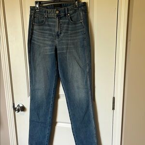 White House Black Market Blue Straight Leg Jeans